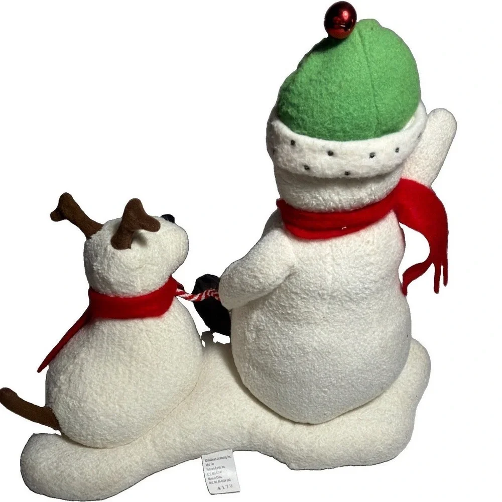 Hallmark Jingle Pals Snowman and Dog Animated Musical Plush Christmas Decor 10